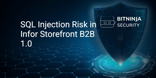 SQL Injection Risk in Infor Storefront B2B 1.0 - BitNinja Security