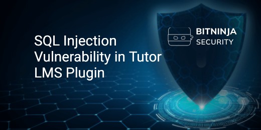 SQL Injection Vulnerability in Tutor LMS Plugin - BitNinja Security